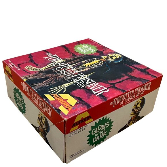 Original Vintage Aurora Forgotten Prisoner Of Castel-Mare Model Kit Glows In The - Picture 5 of 9